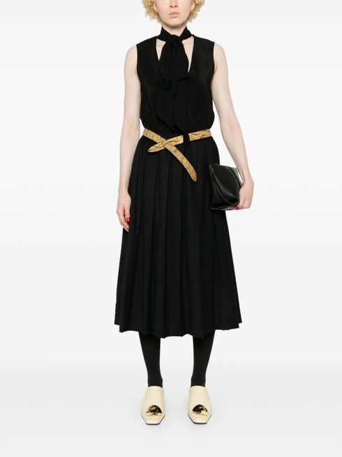 A-line midi skirt